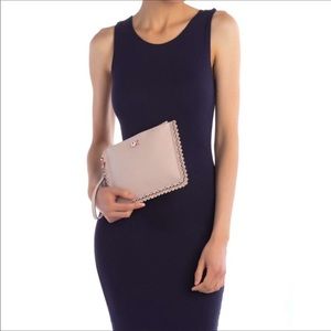 🆕 Michael Kors pale pink petal leather wristlet